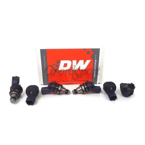 DW Set of 6 740cc Side Feed Injectors for Nissan 300zx 90-96 image