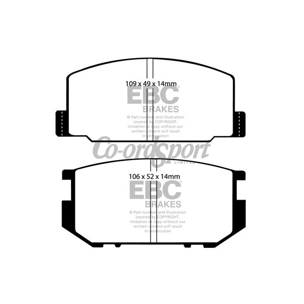 EBC Ultimax OEM Replacement Brake Pads image