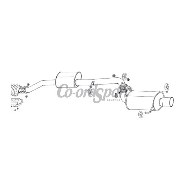 Fujitsubo Legalis R Exhaust NISSAN SKYLINE GTS25t 2DOOR GT-R ECR3 image