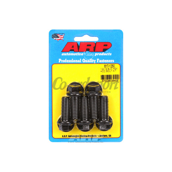 ARP 1/2-13 x 1.250 hex black oxide bolts image