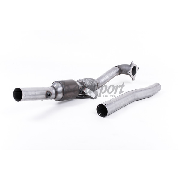 Milltek Large Bore Downpipe and Hi-Flow Sports Cat Audi TT image
