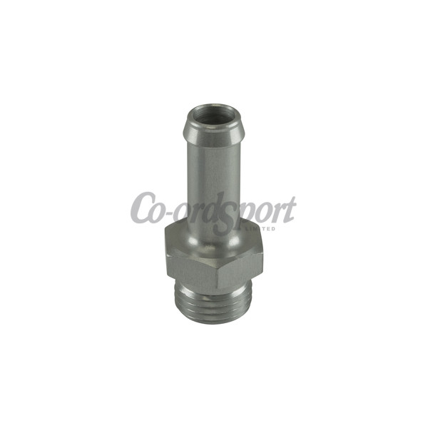 Turbosmart Fitting 10mm / 3/8in Hose End to -6 AN ORB Male Straig image