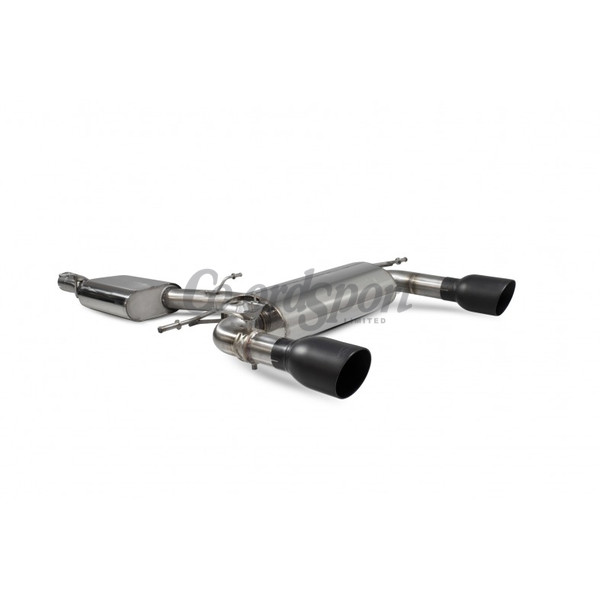 Scorpion Resonated cat-back system with electronic valves for Aud image
