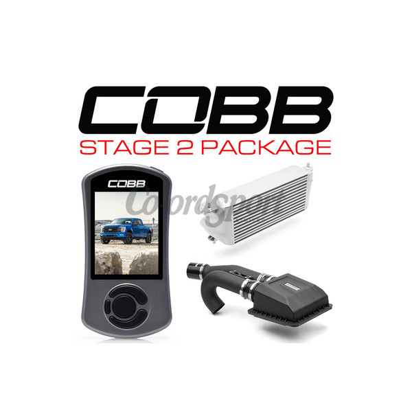 COBB Stage 2 Power Package Silver Factory Location Intercooler (w image