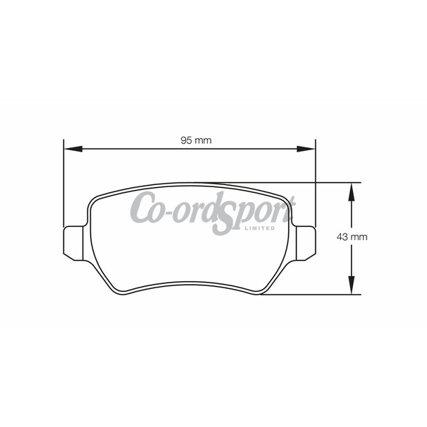 Pagid racing brake pads -RSL1 image