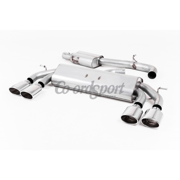Milltek  Golf  Mk7.5 R 2.0 TSI 310PS Non-GPF Equipped Models Onl image