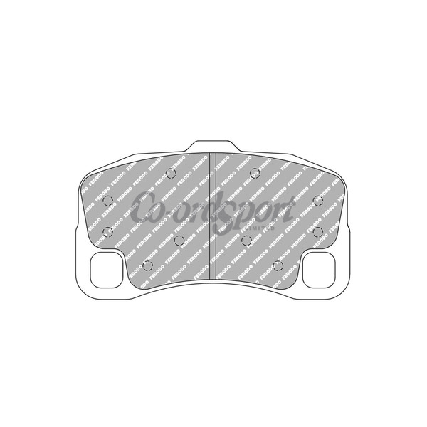 Ferodo DS3.12 Racing Brake Pads Porsche 997 GT3 Cup GT2 Rear image