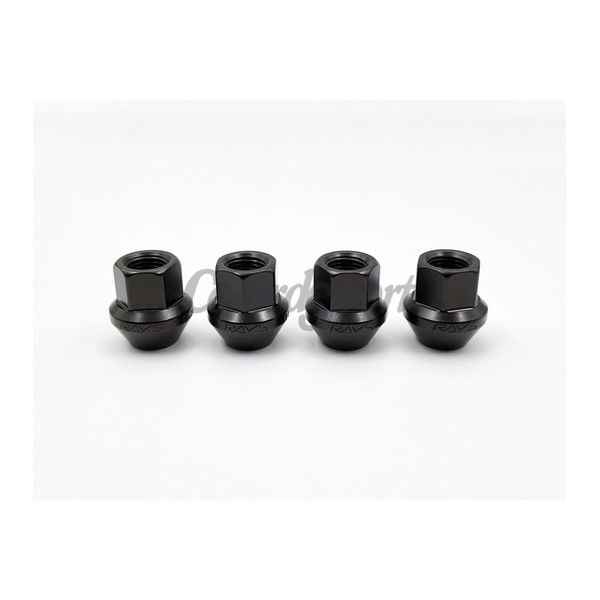 RAYS 17HEX RACING NUT L25 SHORT 4P 12X1.25 BK (Black) image