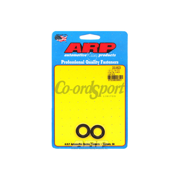 ARP 1/2 ID 7/8 OD chamfer black washers image