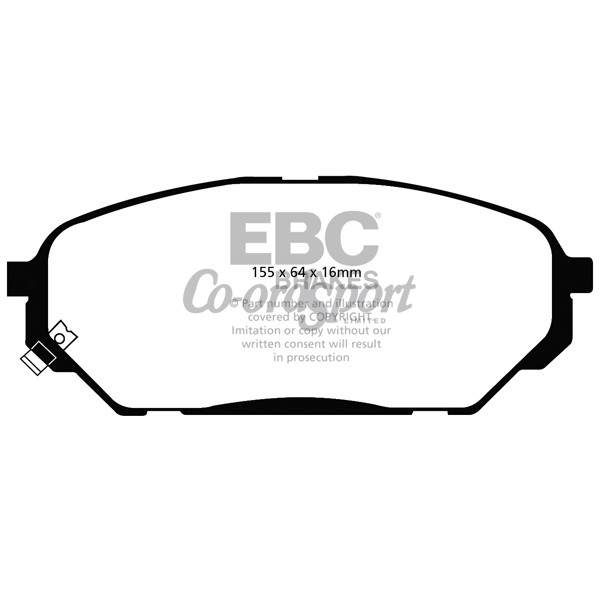 EBC Ultimax OEM Replacement Brake Pads image