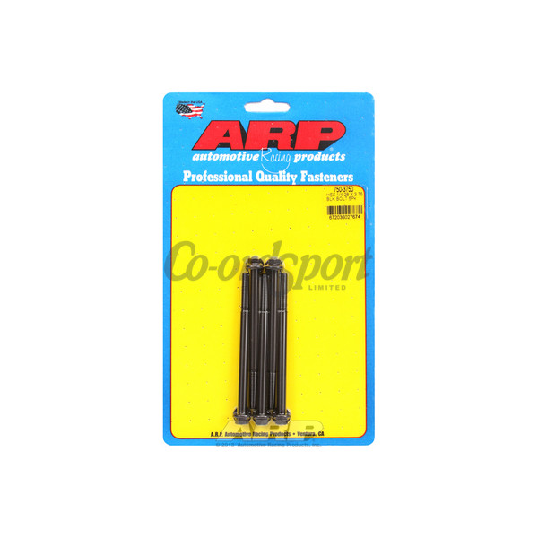 ARP 1/4-28 x 3.750 hex black oxide bolts image