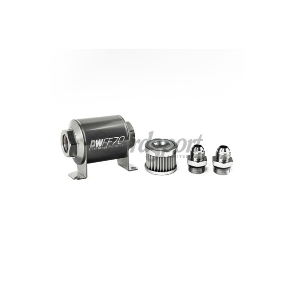 DW In-line fuel filter element and housing kit  stainless st image