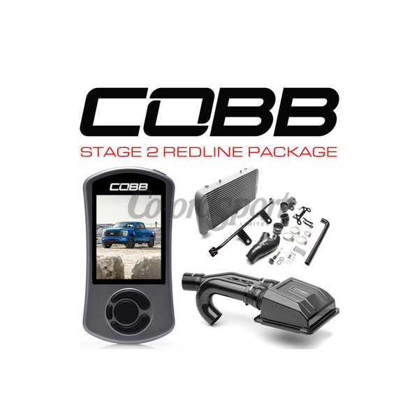 COBB Stage 2 Redline Carbon Fiber Intake Power Package Silver FMI image
