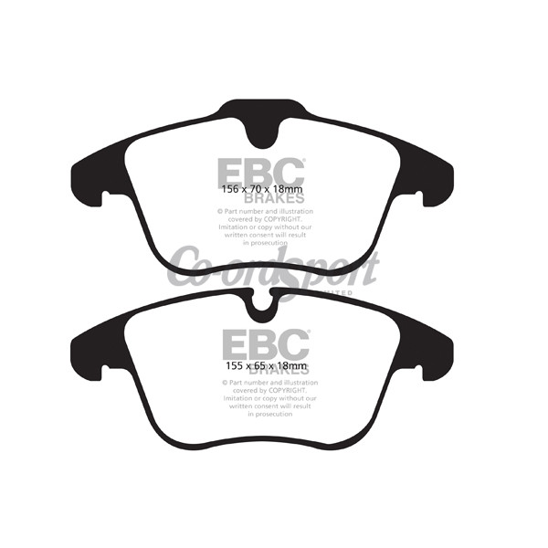 EBC Ultimax OEM Replacement Brake Pads image