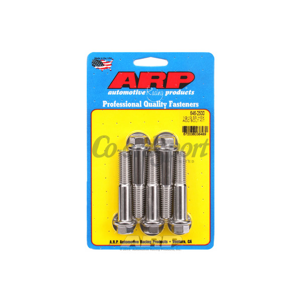 ARP 1/2-13 X 2.500 hex SS bolts image