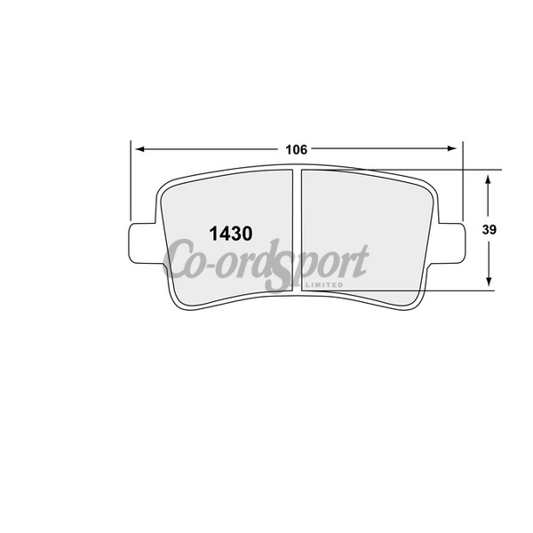 PFC 430 Carbon Metallic Brake Pad Set image