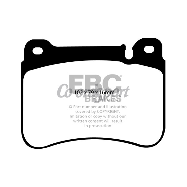 EBC Ultimax OEM Replacement Brake Pads image