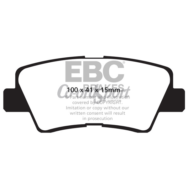 EBC Ultimax OEM Replacement Brake Pads image