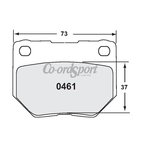 PFC 0461 Race Pad Set - 11 Compound 16 mm image