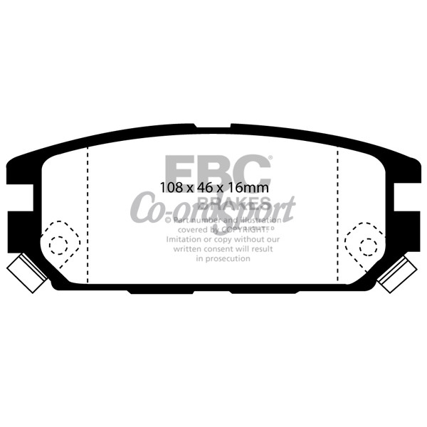 EBC Ultimax OEM Replacement Brake Pads image