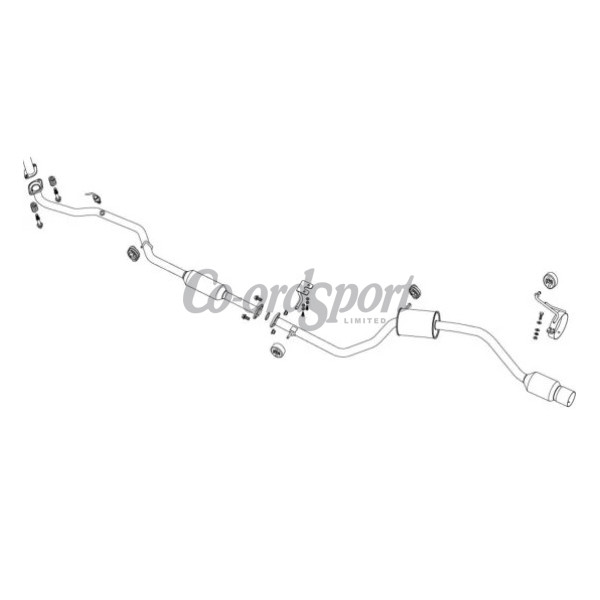 Fujitsubo Authorize RM Exhaust SCION xB QNC21 3SZ-VE image