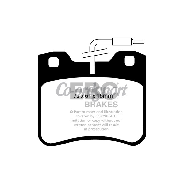 EBC Ultimax OEM Replacement Brake Pads image