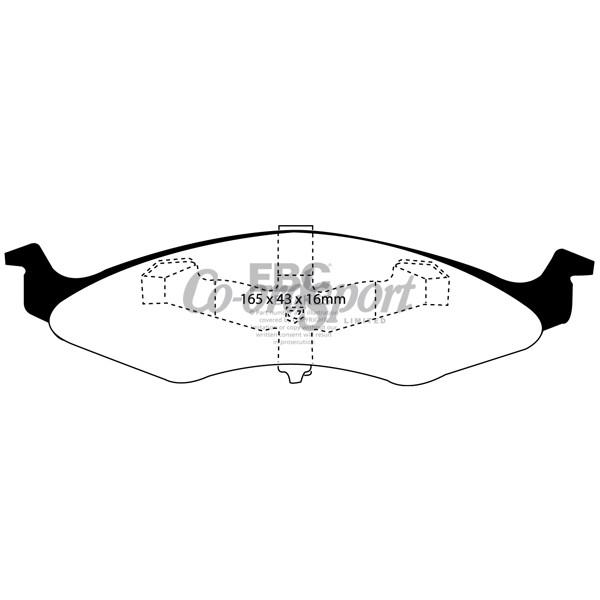 EBC Ultimax OEM Replacement Brake Pads image