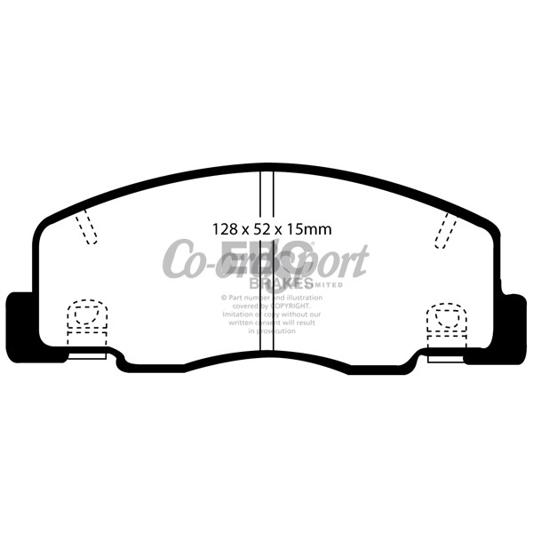 EBC Ultimax OEM Replacement Brake Pads image