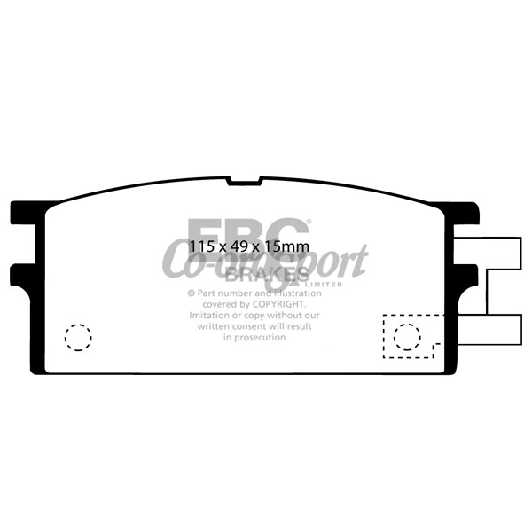 EBC Ultimax OEM Replacement Brake Pads image