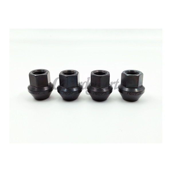 RAYS 17HEX RACING NUT L25 SHORT 4P 12X1.5 BK (Black) image