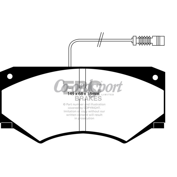 EBC Ultimax OEM Replacement Brake Pads image