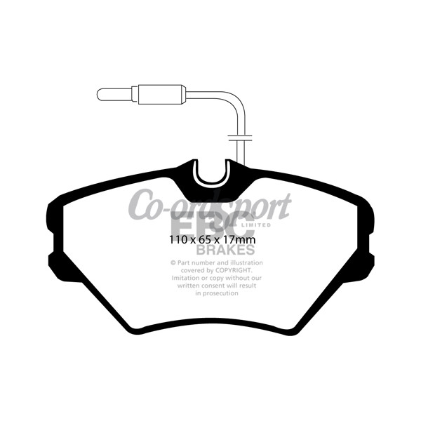 EBC Ultimax OEM Replacement Brake Pads image