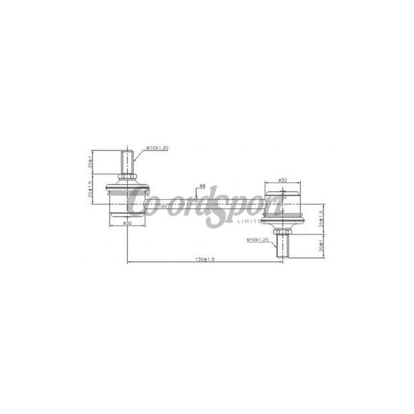 Superpro Lancer Rr Sway Bar Link image