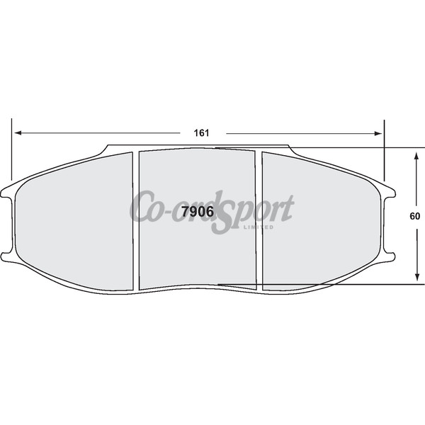 PFC 7906 RACE PAD SET - 13 Compound 30 mm image