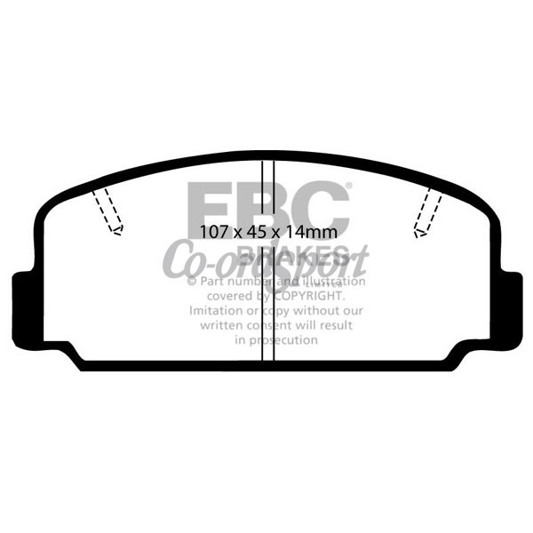 EBC Ultimax OEM Replacement Brake Pads image