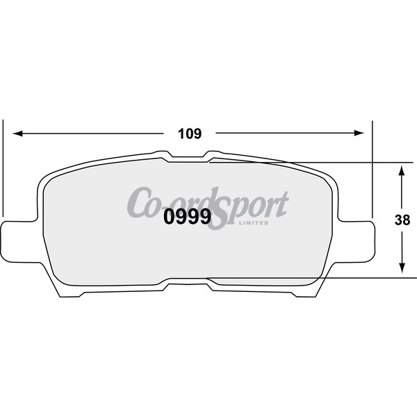 PFC 999 Carbon Metallic Brake Pad Set image