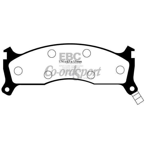 EBC Ultimax OEM Replacement Brake Pads image