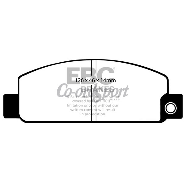 EBC Ultimax OEM Replacement Brake Pads image