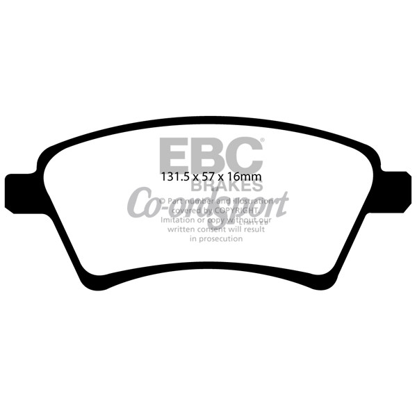 EBC Ultimax OEM Replacement Brake Pads image