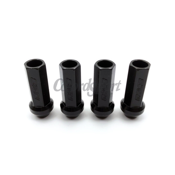 RAYS 17HEX RACING NUT L58 SLONG 4PC 12X1.5 BK (Black) image