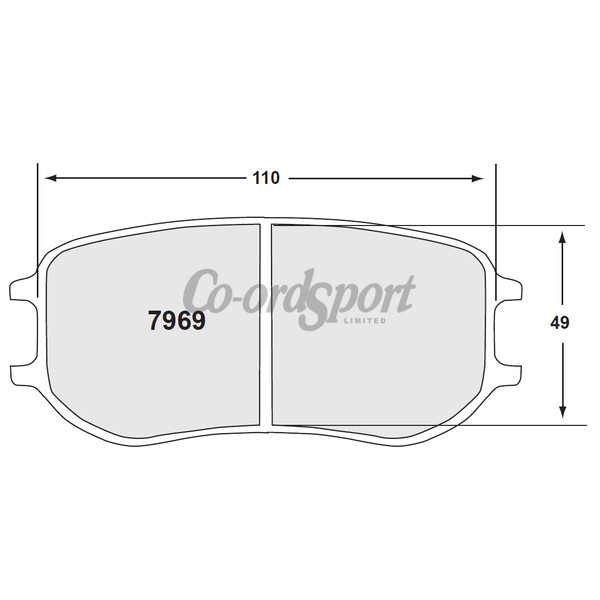 PFC 7969 Race Pad Set - 12 Cmpd 26 mm image