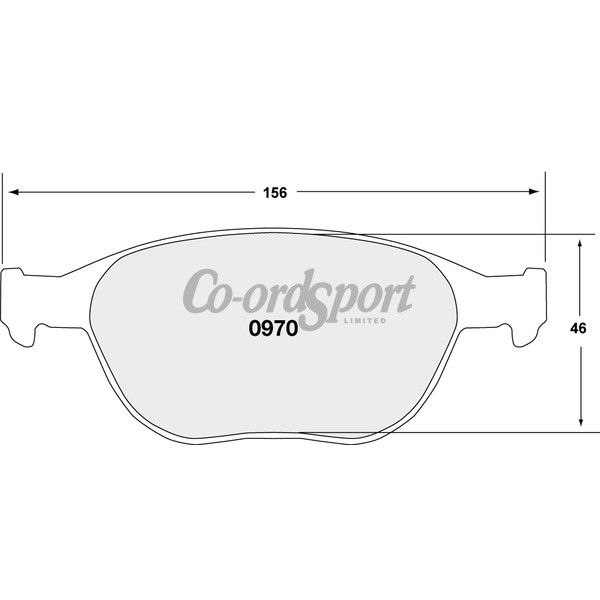 PFC 970 CARBON METALLIC BRAKE PAD SET image