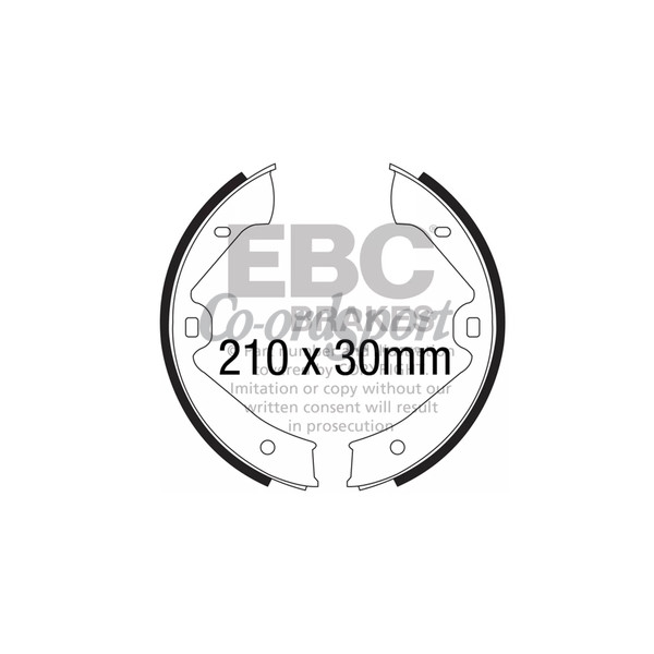 EBC BRAKE SHOES image