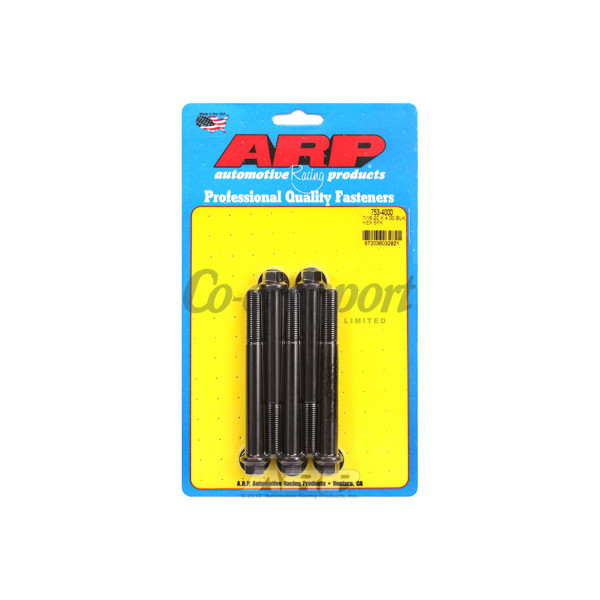 ARP 7/16-20 x 4.000 hex black oxide bolts image