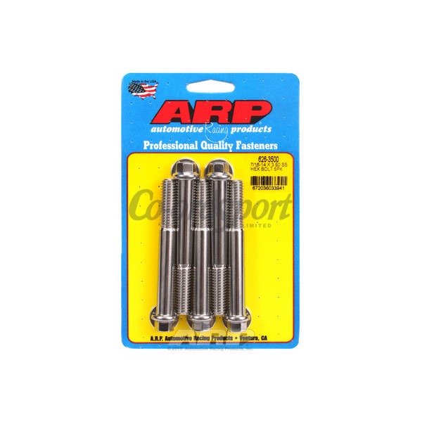 ARP 7/16-14 X 3.500 hex SS bolts image