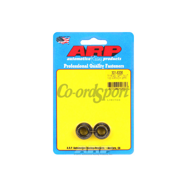 ARP 7/16-20 1/2 socket 12 pt nut kit image