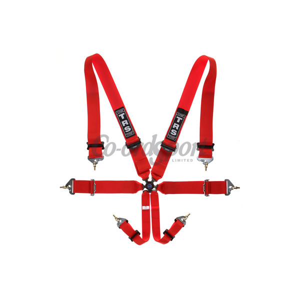 TRS Magnum Superlite 3in/3in - 6 point Harness in Red image