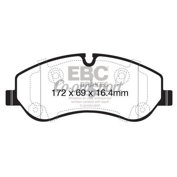 EBC Ultimax OEM Replacement Brake Pads image