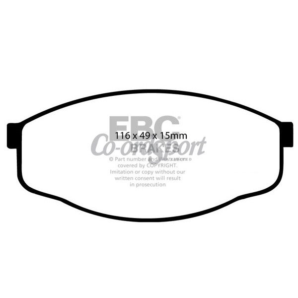 EBC Ultimax OEM Replacement Brake Pads image