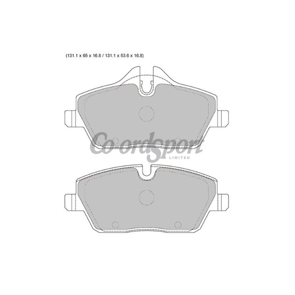 PBS Prorace Front Pads for BMW 1 Series E81 116 i image